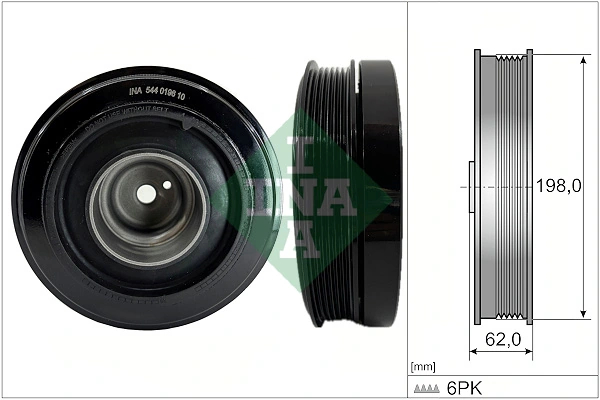 Belt Pulley, crankshaft